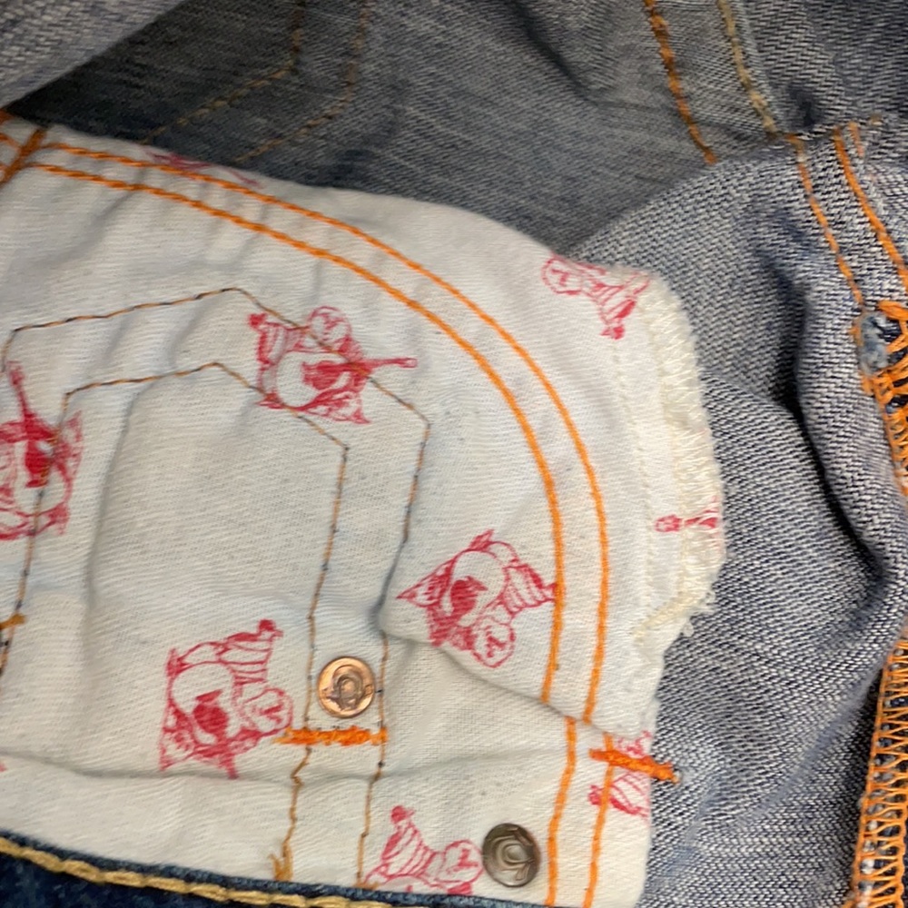 TRUE RELIGION CROP JEANS - Picture 6 of 10